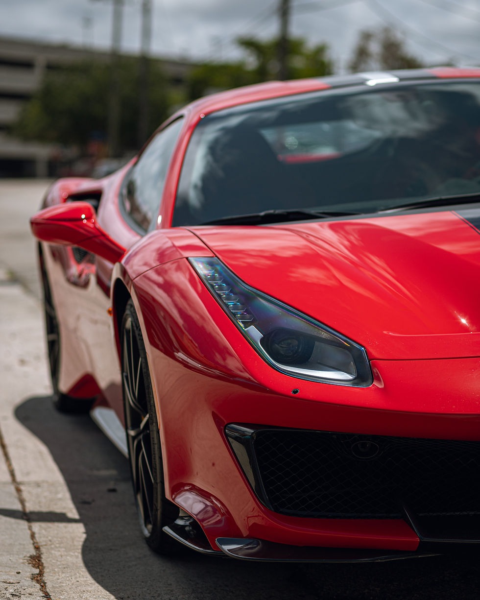 2019 Red Ferrari 488 Pista in Miami