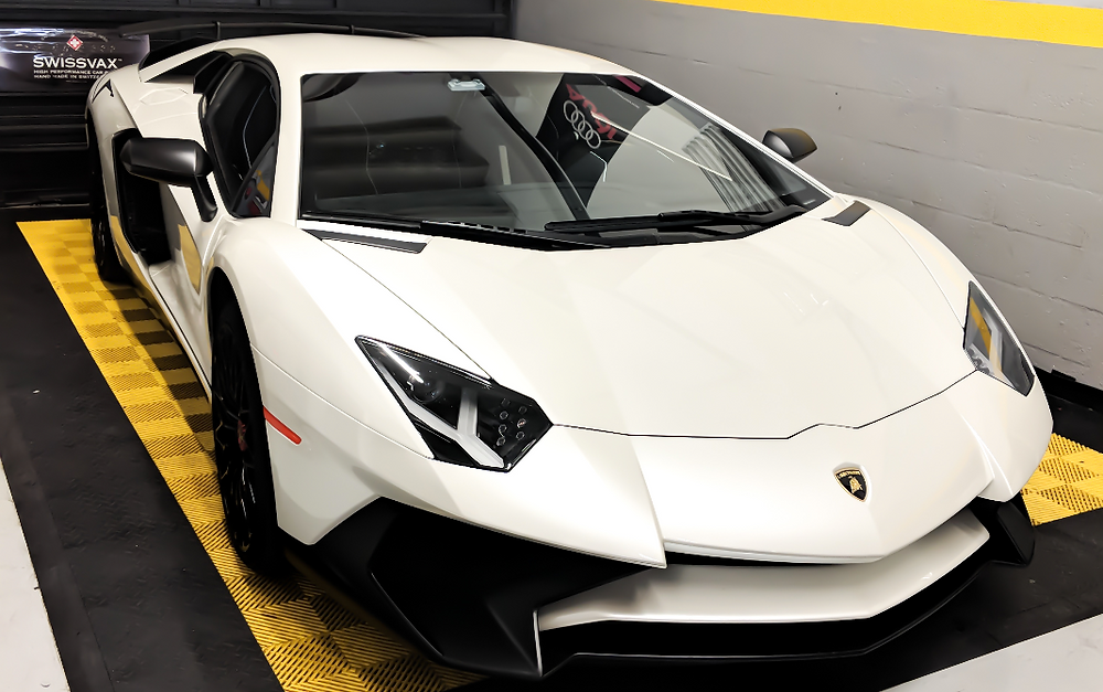 lamborghini aventador sv vehicle wrap miami
