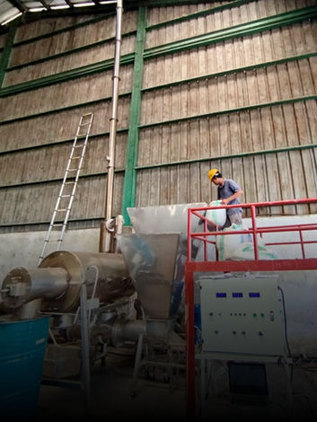 WasteX Biochar Equipment in South Sumatra, Indonesia