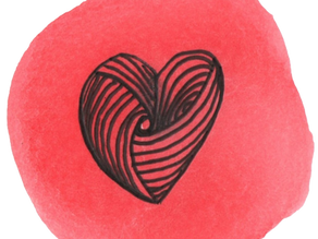 Daily 365 Day Devotional with Tangle TAKE HEART created by Cherryl Moote, CZT