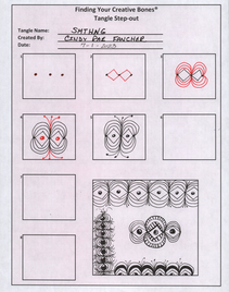 Tangle Step-out for SMTHNG, an Original Tangle by Cindy Rae Fancher, CZT®