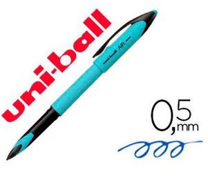 Bolígrafos Uni roller Air 0.5 cuerpo verde lima tinta negra