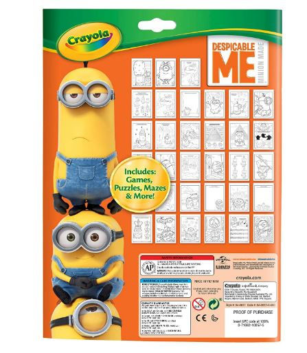 Libro para colorear y actividades CRAYOLA Despicable ME