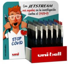 Bolígrafos Uni Jetstream Sport SXN Expositor 36 unidades