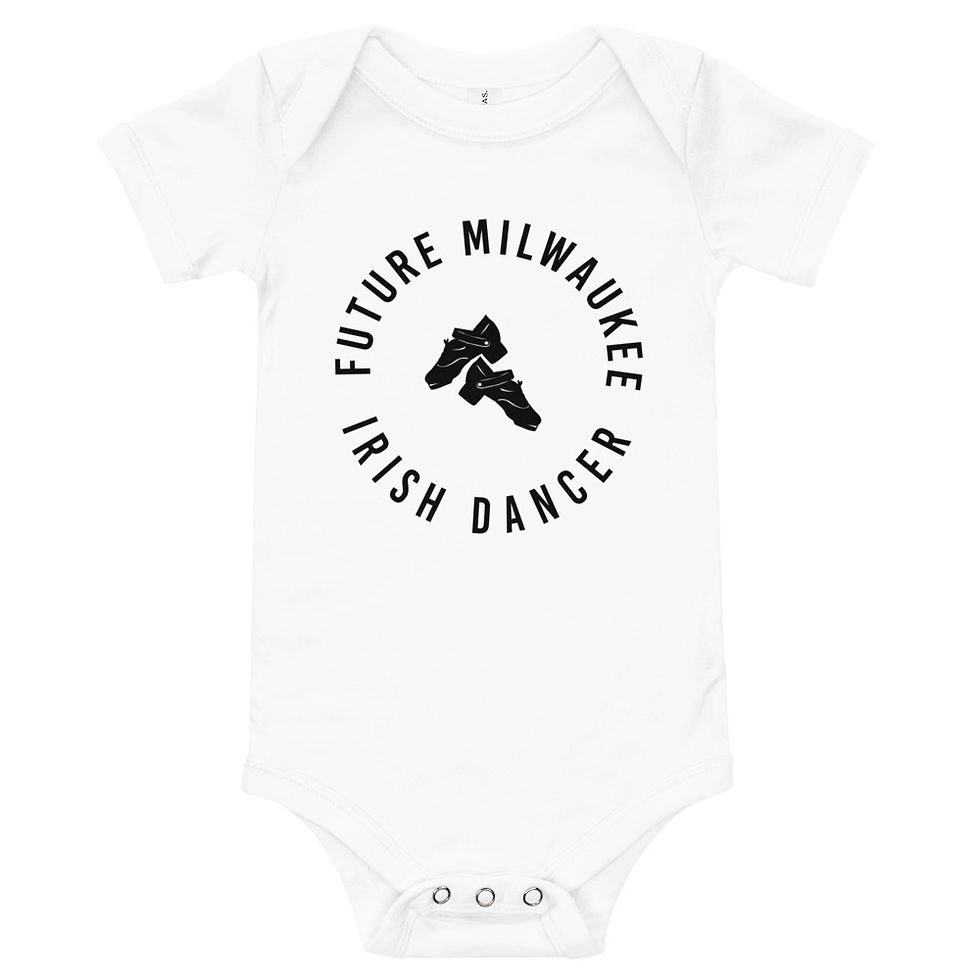 Future Milwaukee Irish Dancer onesie