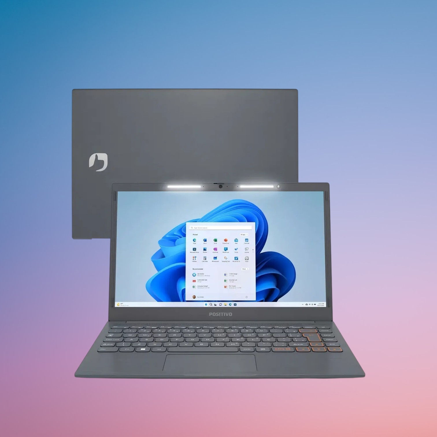 Notebook Positivo Vision C14 Lumina Bar 4gb 128gb 14 Hd W11 Cor Cinza