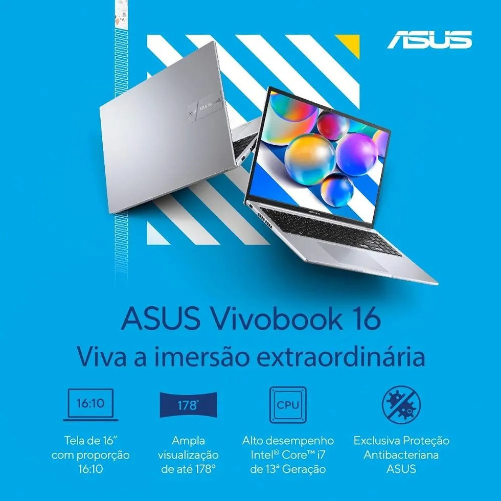 Miniatura: Notebook Asus Vivobook 16 Intel Core I7 1355U 16GB RAM 1TB SSD Windows 11 Home