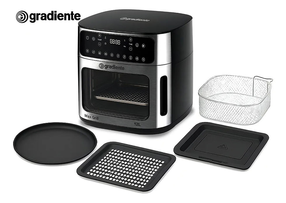 Miniatura: Fritadeira Elérica Air Fryer Forno Oven Gradiente Pgfo1200 12 Litros 4 Em 1 1600