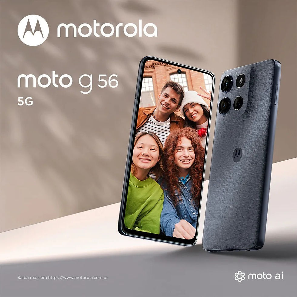 Miniatura: Smartphone Motorola Moto G56 5g 256gb 24gb 8gb Ram+16gb 50mp Grafite