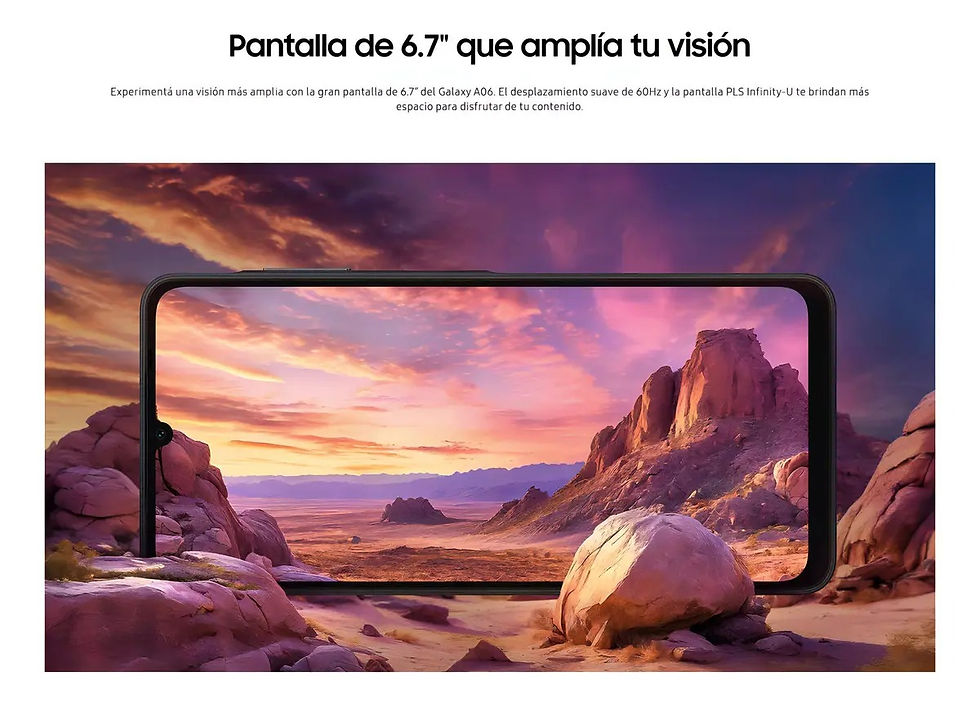 Miniatura: Smartphone Samsung Galaxy A06 4G 128GB 4GB RAM Dual Chip Câmera Traseira 50+2MP 