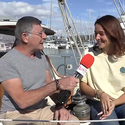 Interview par AUNIS TV de l'association Élément-terre Sail !