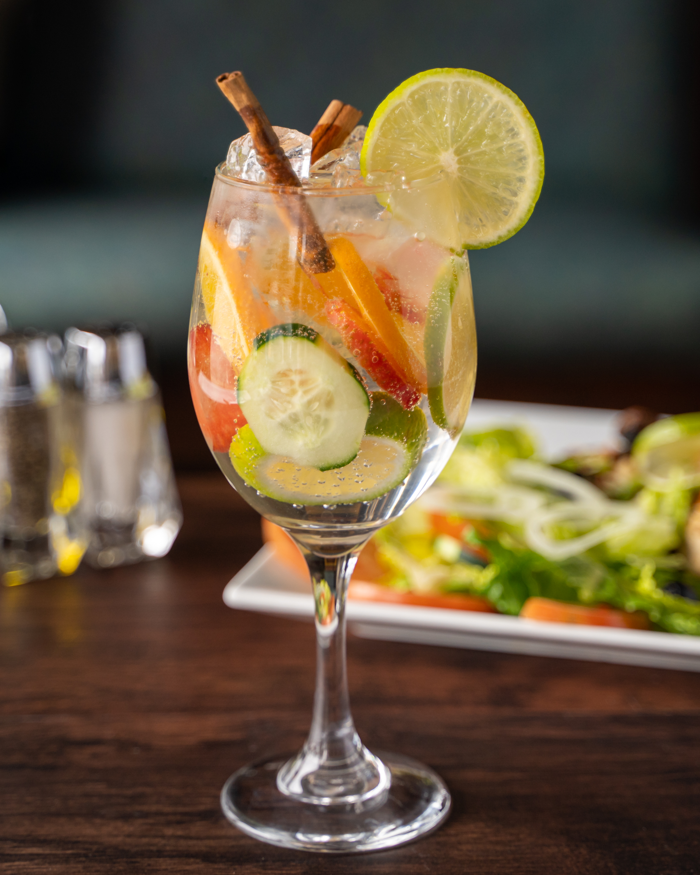 Arranged Food and Objects