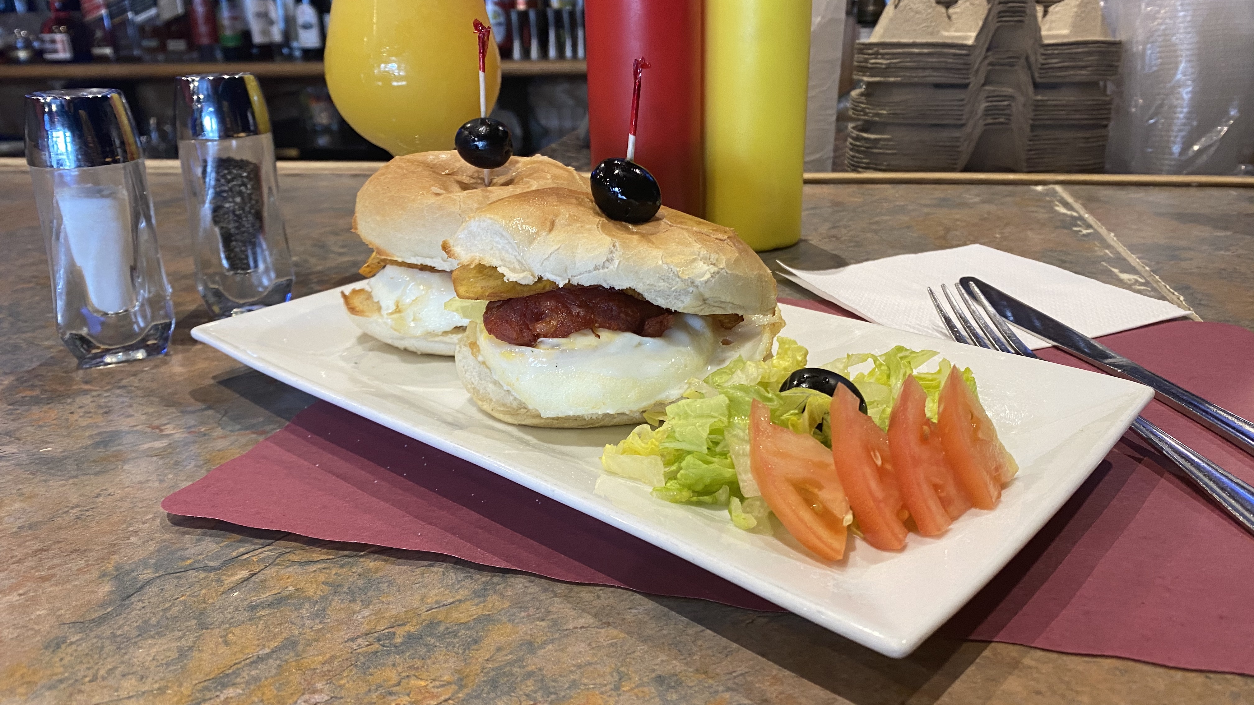 Arranged Food and Objects