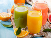 Healthy juices served at Ocean Hills