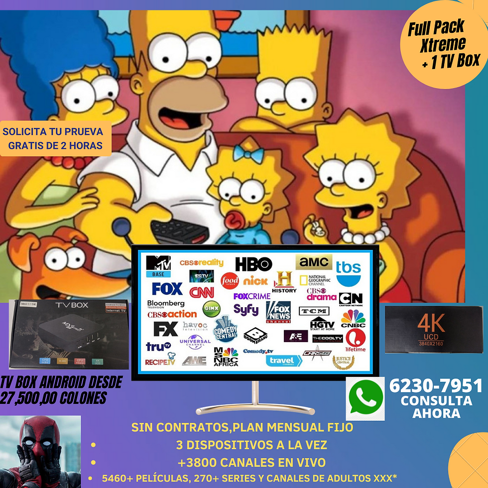 Miniatura: 1 TV Box Android Con 2 Meses De Paquete XTREME