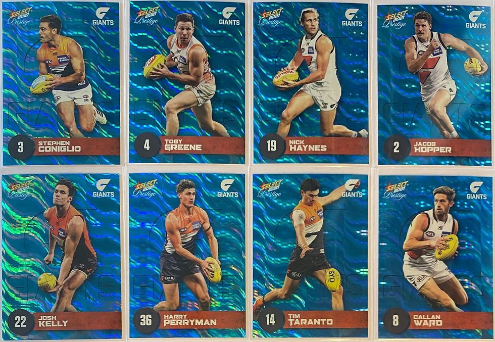 2021 AFL SELECT PRESTIGE BLUE BULK LOT