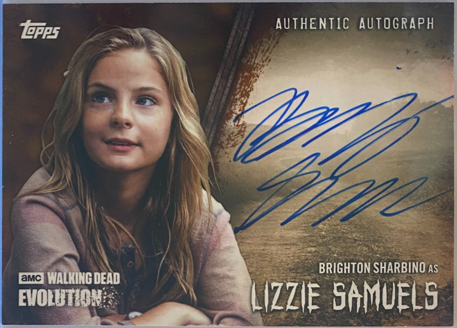 THE WALKING DEAD EVOLUTION AUTOGRAPH CARD