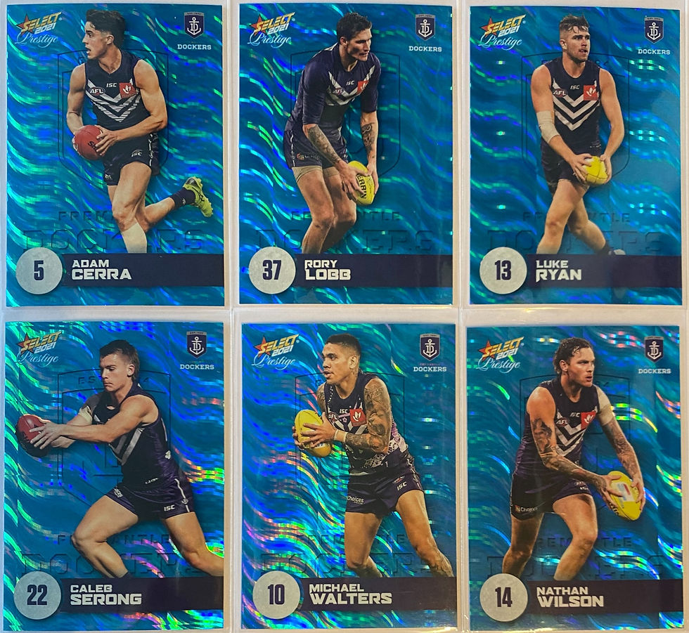 2021 AFL SELECT PRESTIGE BLUE BULK LOT