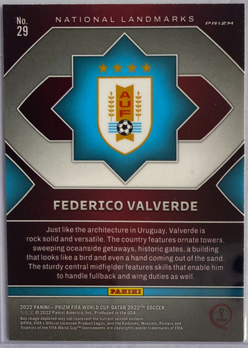 2022 PANINI PRIZM WORLD CUP QATAR NATIONAL LANDMARKS | Trading cards