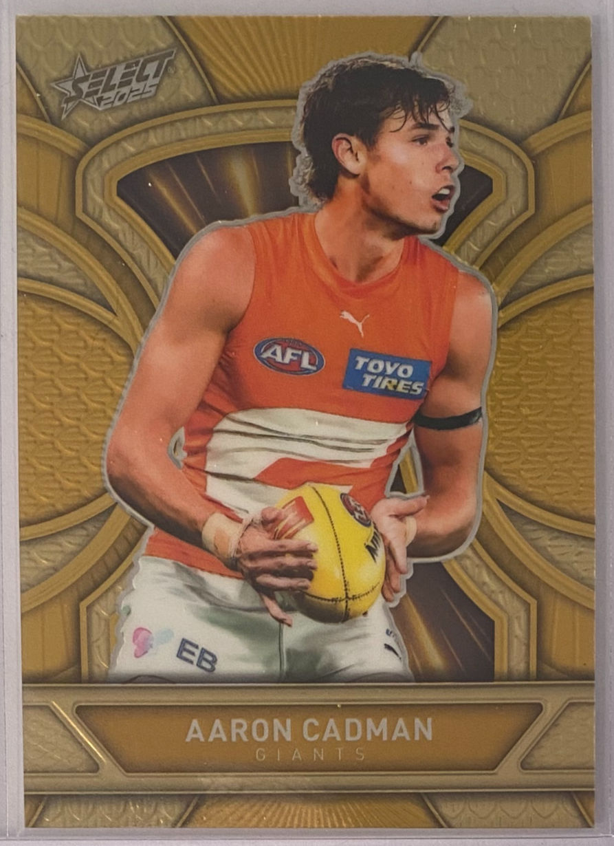 2025 AFL SELECT FOOTY STARS GOLD DRAGON SCALES AARON CADMAN