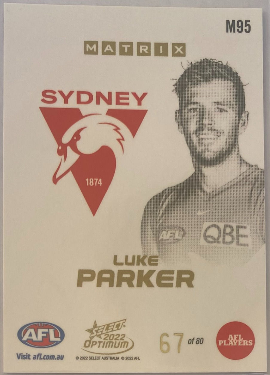 Thumbnail: 2022 AFL SELECT OPTIMUM MATRIX