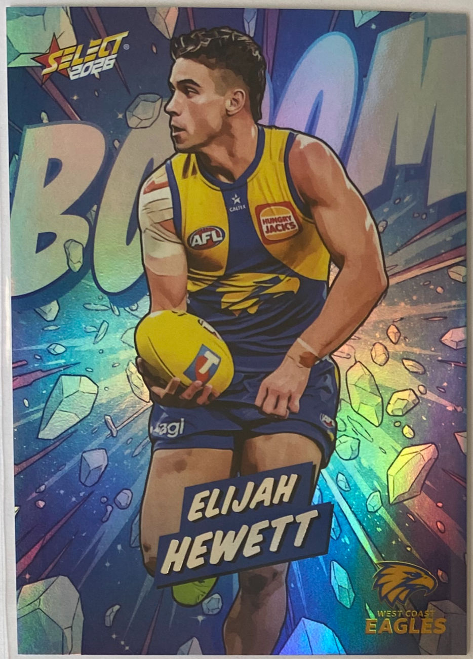 2026 AFL SELECT FOOTY STARS BOOOM ICE