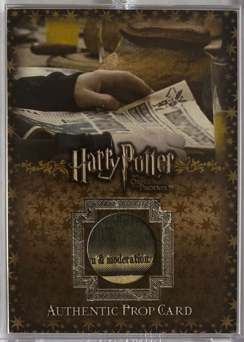 2007 HARRY POTTER AND THE ORDER OF THE PHOENIX UPDATE