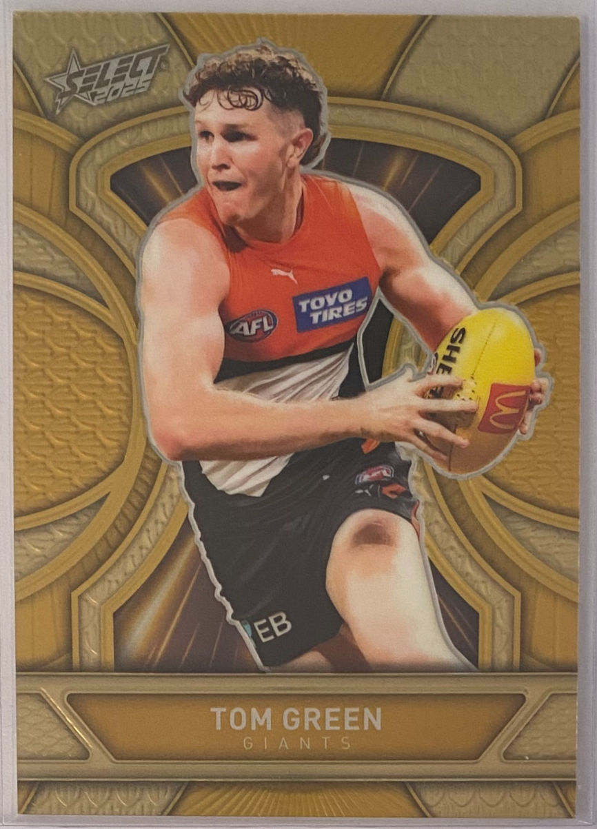 2025 AFL SELECT FOOTY STARS GOLD DRAGON SCALES TOM GREEN