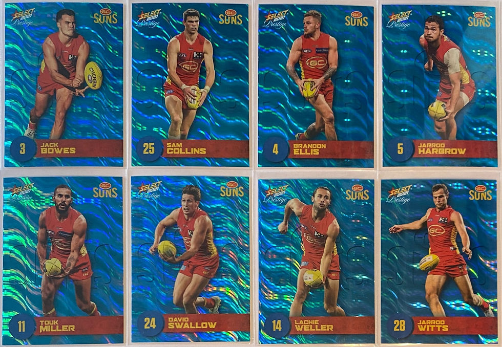 2021 AFL SELECT PRESTIGE BLUE BULK LOT
