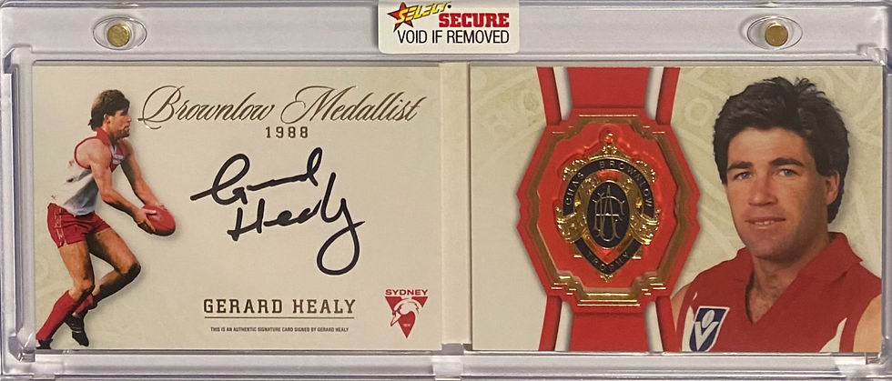 2024 AFL SELECT BROWNLOW MEDALLIST SERIES GERARD HEALY