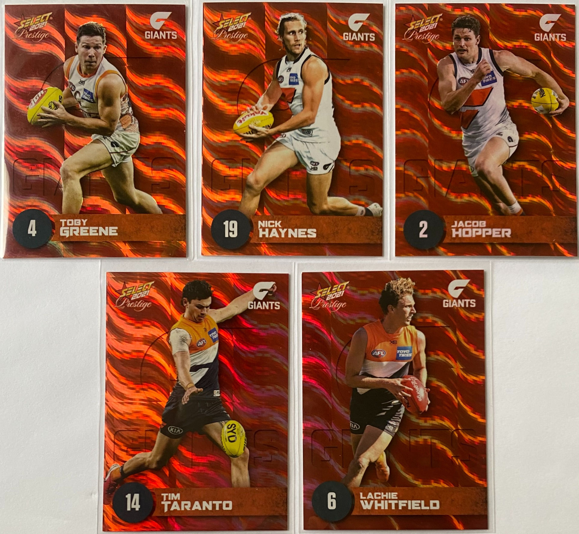 2021 AFL SELECT PRESTIGE RED BULK LOT