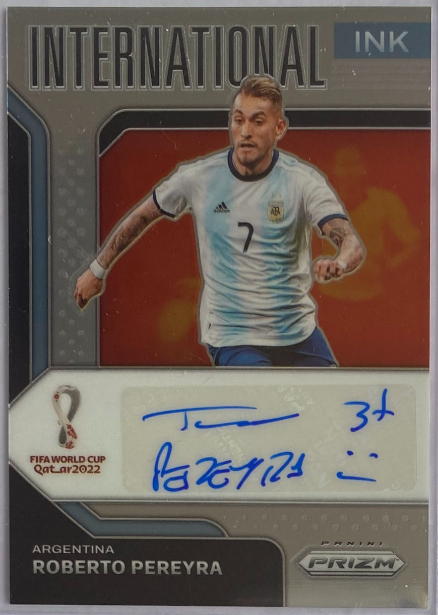 2022 PANINI PRIZM WORLD CUP QATAR AUTOGRAPH