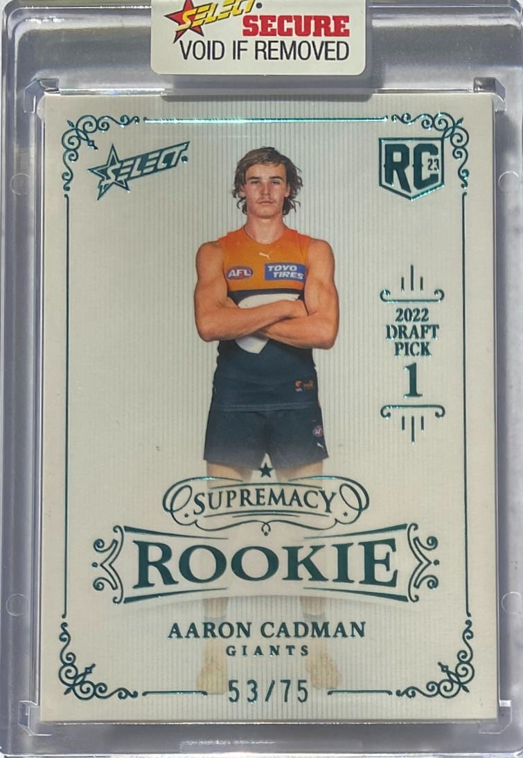 2023 AFL SELECT SUPREMACY ROOKIE GIANTS