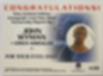 Thumbnail: JAMES BOND QUOTABLE 40th AUTOGRAPH CARD