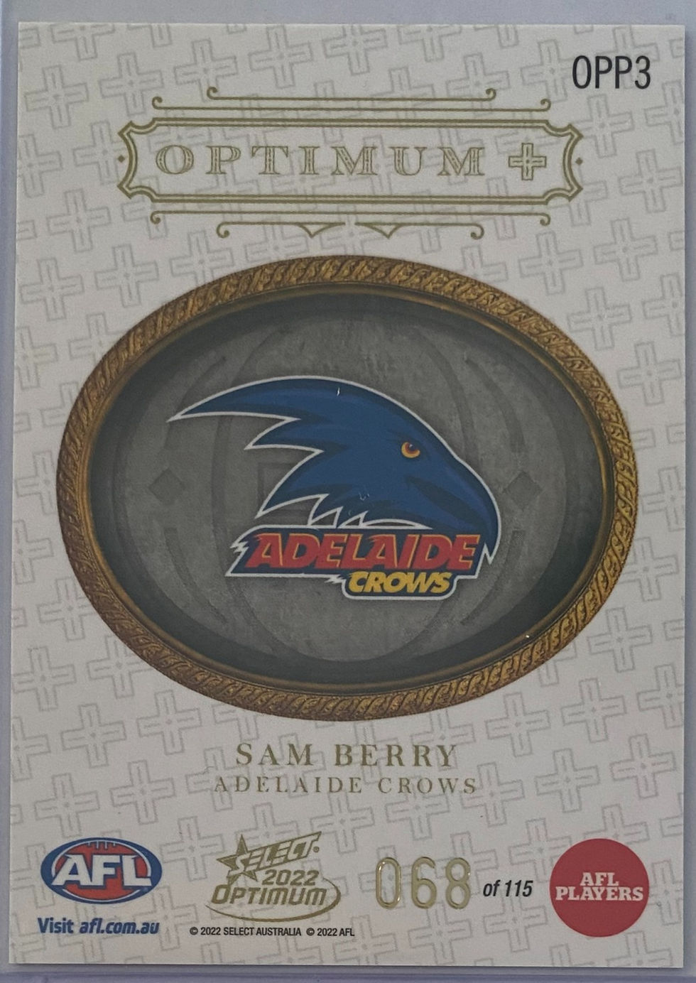Thumbnail: 2022 AFL SELECT OPTIMUM PLUS PARALLEL