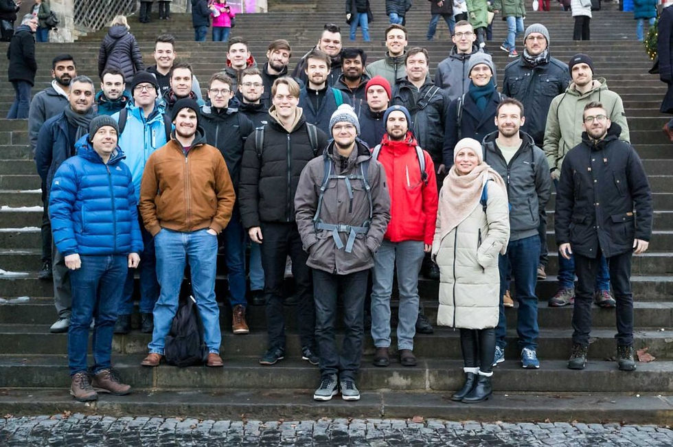 The Spleenlab team on the christmas market in Erfurt