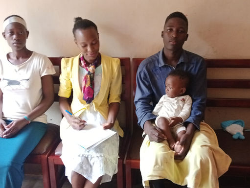 Young Michael and Norah, married, jobless, and homeless with a 5 months old baby to look after!