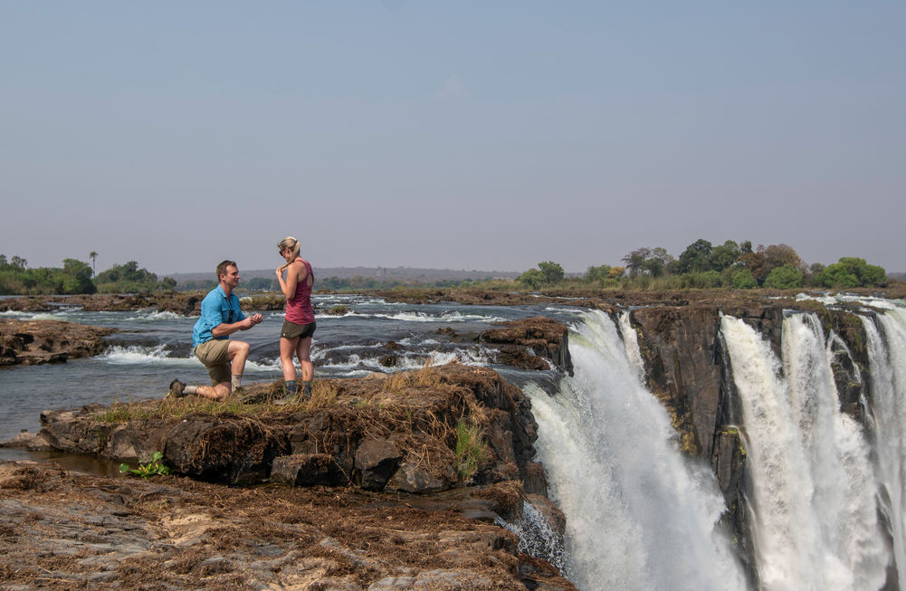 Proposal, Victoria Falls, wedding, couple shoots