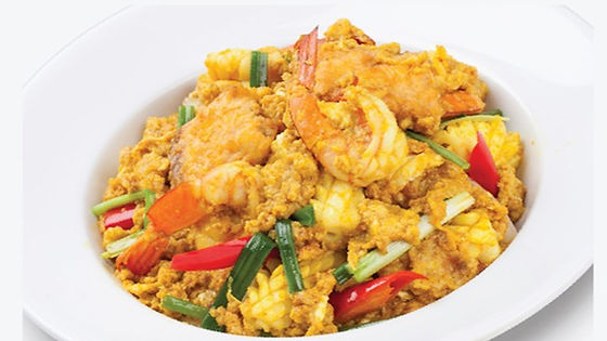 Mixed Seafood with Yellow curry (I)