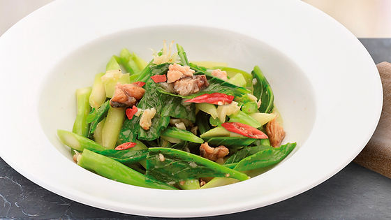 Salted Fish Chinese broccoli