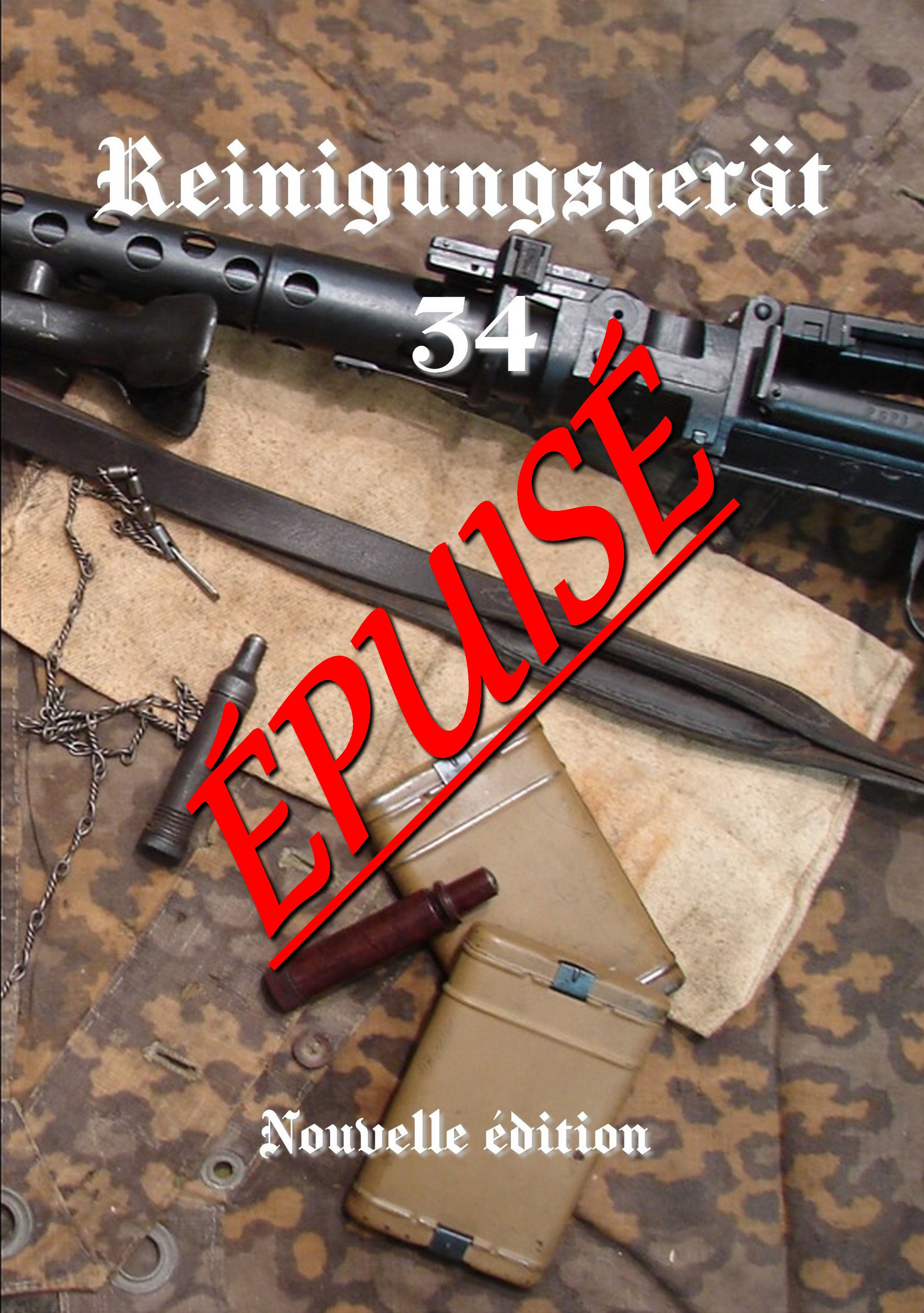 Livre sur le Reinigungsgerät 34 - nouvelle édition " de luxe"