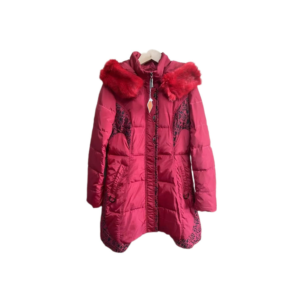 Thumbnail: black puffer jacket Womens waterproof quilted hooded puffer jacket 