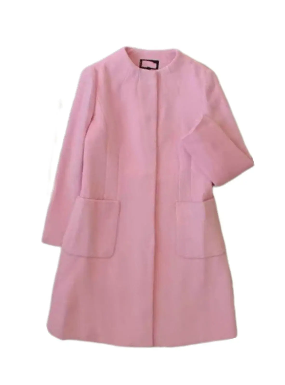 Womens fashionable long wool coat