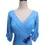 Thumbnail: Plus size mother of the bride slimming blue dress formal chiffon dress jumpsuit