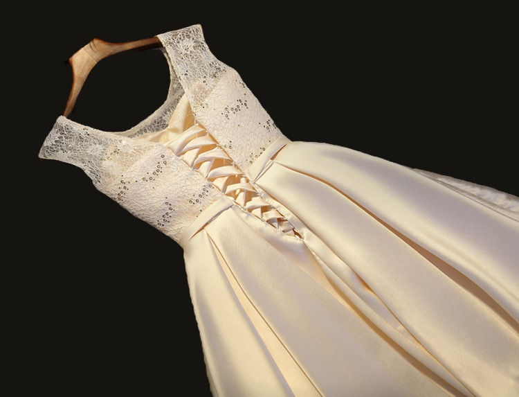 Thumbnail: Bridal fashion, silk satin Bridesmaid dresses