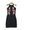 Thumbnail: Womens fashion short stretch black tulle halter neck summer dress
