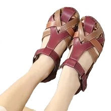 Thumbnail: Womens fashion flat shoes