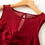 Thumbnail: Stretch lucre ruched red summer dress
