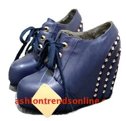 Thumbnail: Womens fashion leather ankle boots