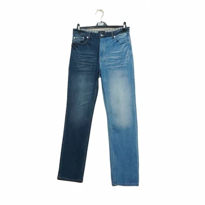 womens trendy double tone blue denim/ jeans
